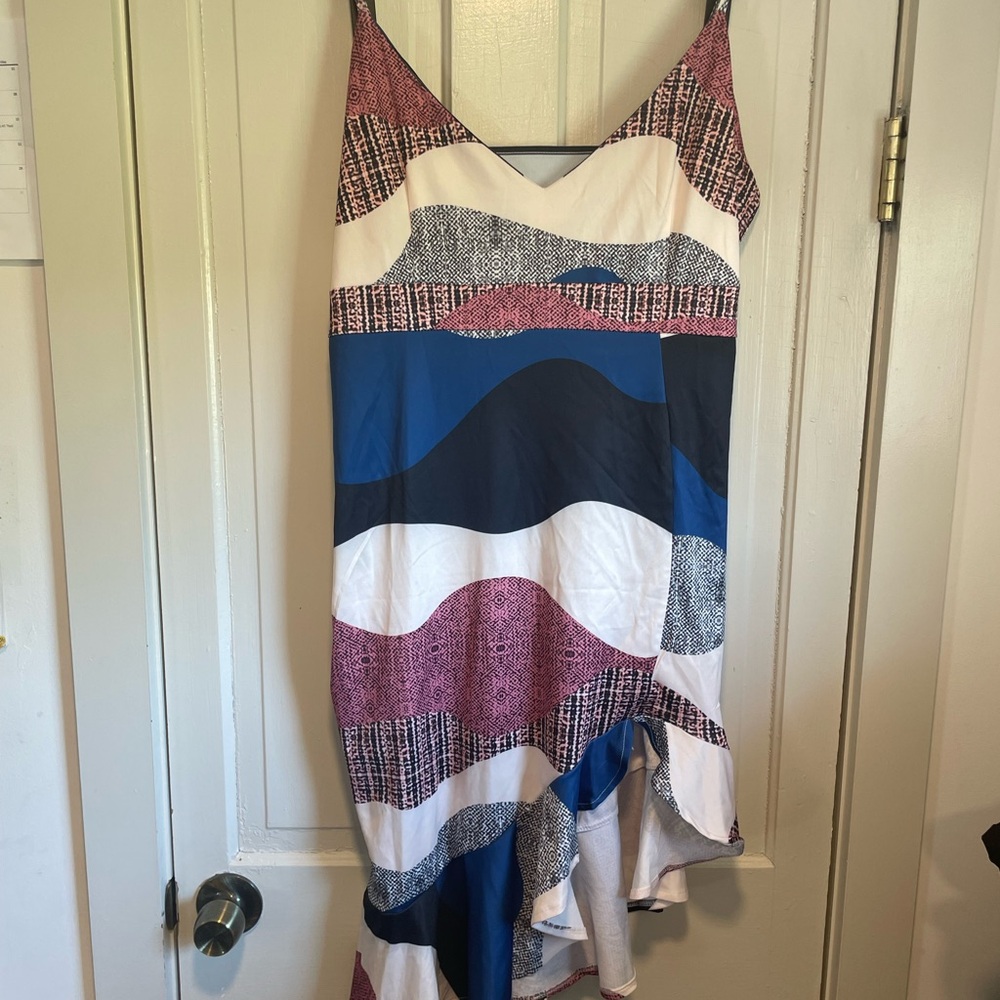 Colorful Asymmetrical Dress